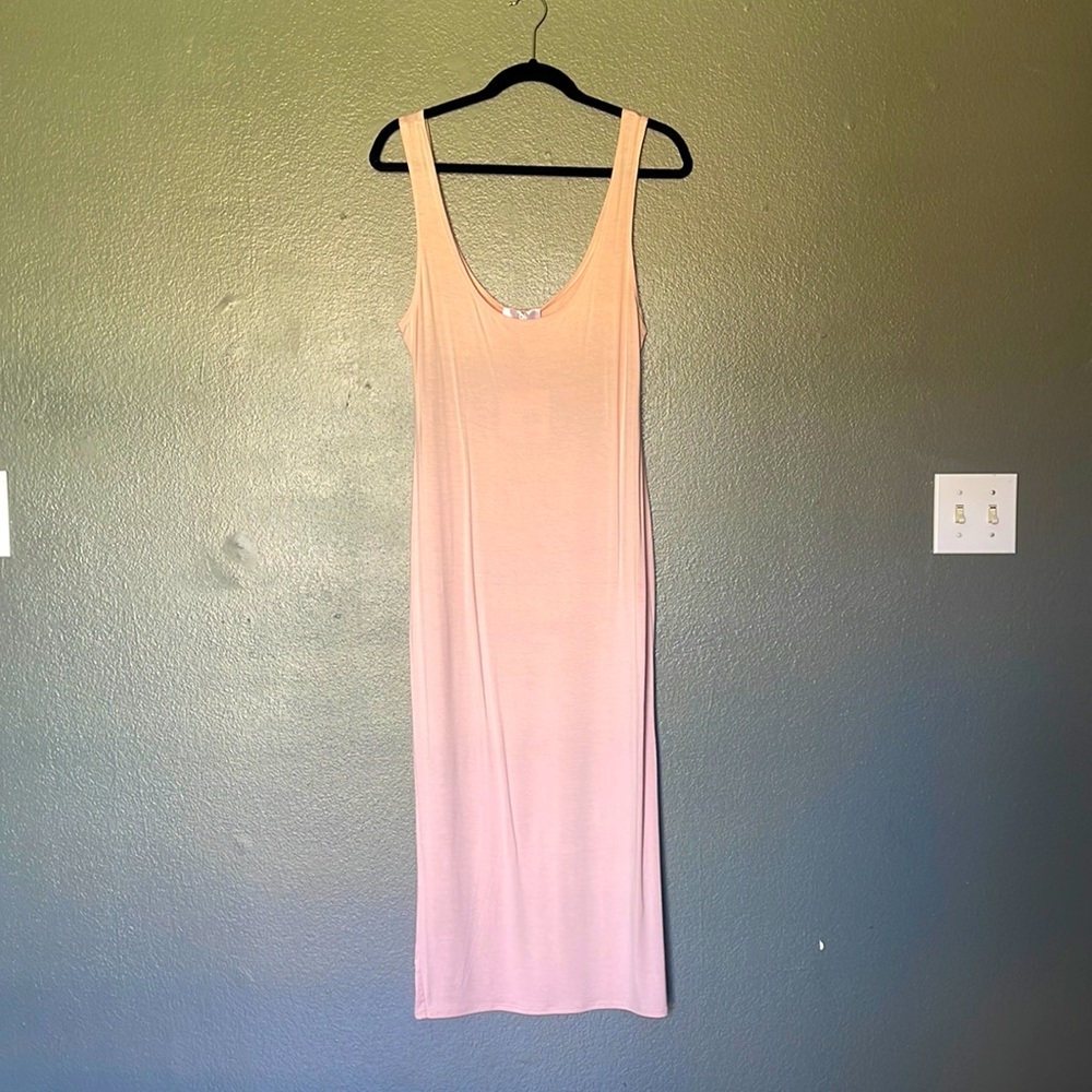 Nude bodycon dress